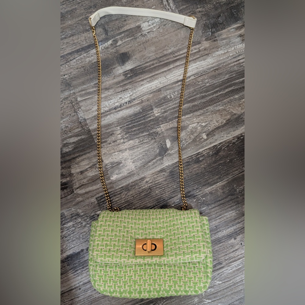 Green Tweed H&M Crossbody